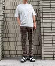 KHKHP40029 a.v.v MEN(アー・ヴェ・ヴェ) 【S-XXL/多機能】シルケットスムースワイドシルエットカットソー グリーン