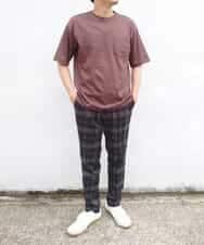 KHKHP40029 a.v.v MEN(アー・ヴェ・ヴェ) 【S-XXL/多機能】シルケットスムースワイドシルエットカットソー グリーン