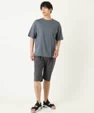KHKHP40029 a.v.v MEN(アー・ヴェ・ヴェ) 【S-XXL/多機能】シルケットスムースワイドシルエットカットソー グリーン