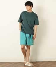 KHKHP40029 a.v.v MEN(アー・ヴェ・ヴェ) 【S-XXL/多機能】シルケットスムースワイドシルエットカットソー グリーン