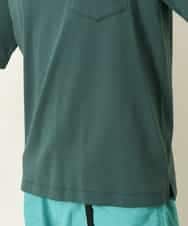 KHKHP40029 a.v.v MEN(アー・ヴェ・ヴェ) 【S-XXL/多機能】シルケットスムースワイドシルエットカットソー グリーン