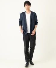 KHKHP41029 a.v.v MEN(アー・ヴェ・ヴェ) 【S-XXL/多機能】シルケットスムースVネックカットソー ライトグレー