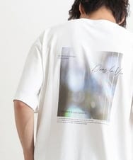 KHKHS10044 a.v.v MEN(アー・ヴェ・ヴェ) 【フォトグラファーコラボ】シャインロングシルエットTシャツ ホワイト