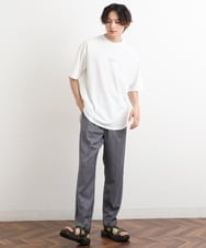 KHKHS10044 a.v.v MEN(アー・ヴェ・ヴェ) 【フォトグラファーコラボ】シャインロングシルエットTシャツ ホワイト