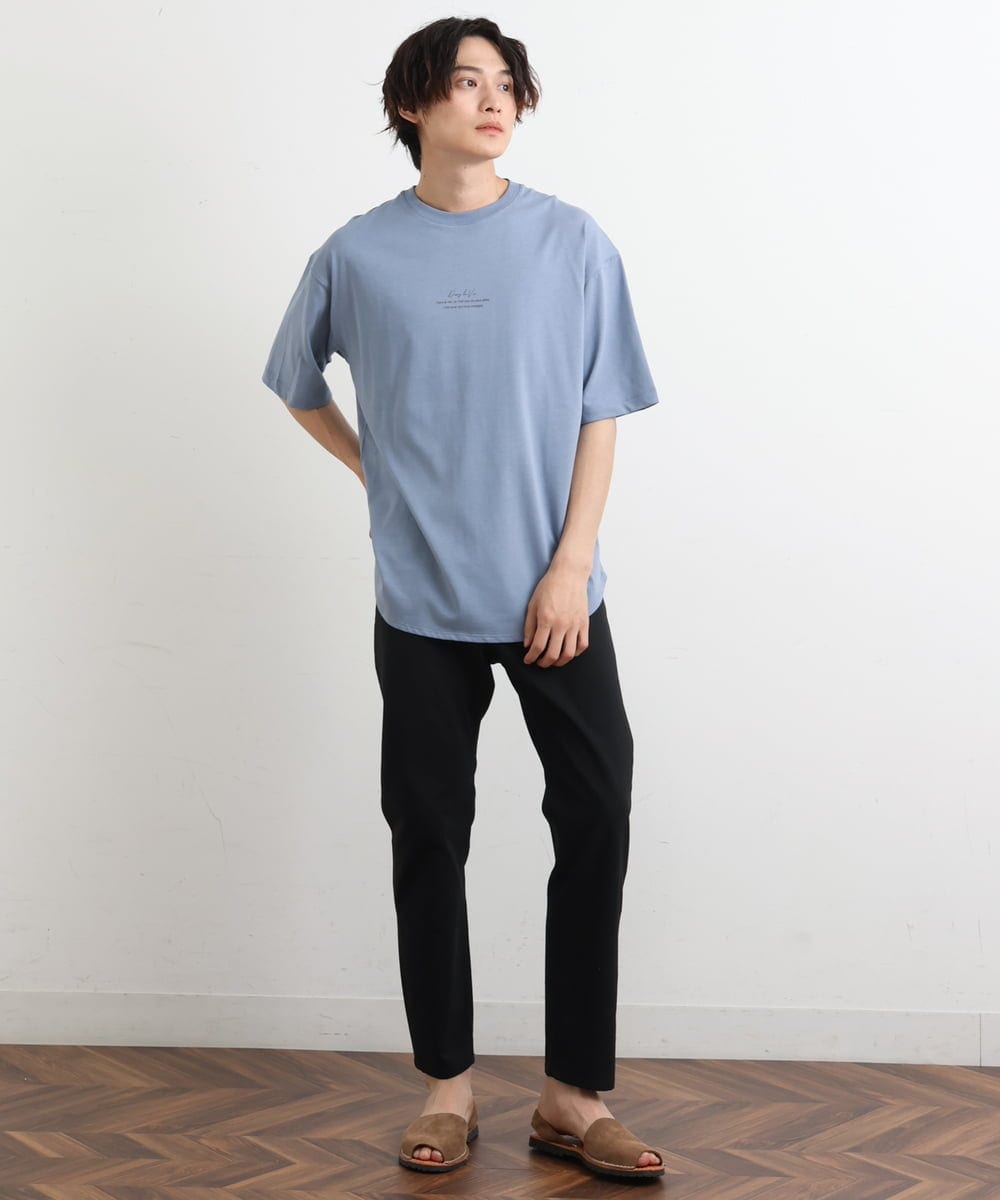 KHKHS10044 a.v.v MEN(アー・ヴェ・ヴェ) 【フォトグラファーコラボ】シャインロングシルエットTシャツ ホワイト