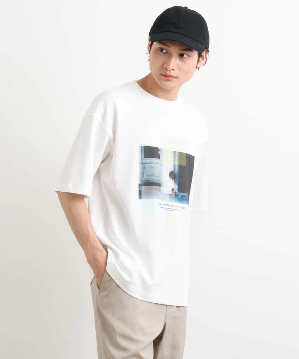 KHKHS12044 a.v.v MEN(アー・ヴェ・ヴェ) 【フォトグラファーコラボ】ワイドシルエットカットソー ラベンダー