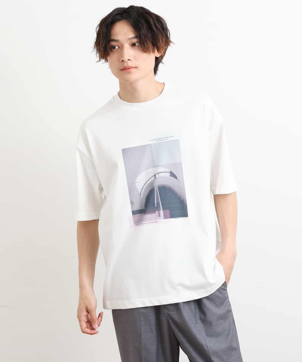 KHKHS12044 a.v.v MEN(アー・ヴェ・ヴェ) 【フォトグラファーコラボ】ワイドシルエットカットソー ラベンダー
