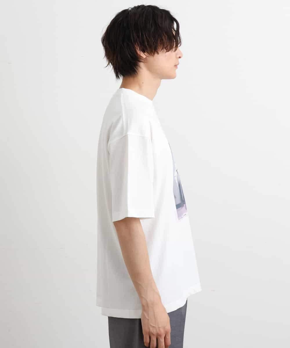 KHKHS12044 a.v.v MEN(アー・ヴェ・ヴェ) 【フォトグラファーコラボ】ワイドシルエットカットソー ラベンダー