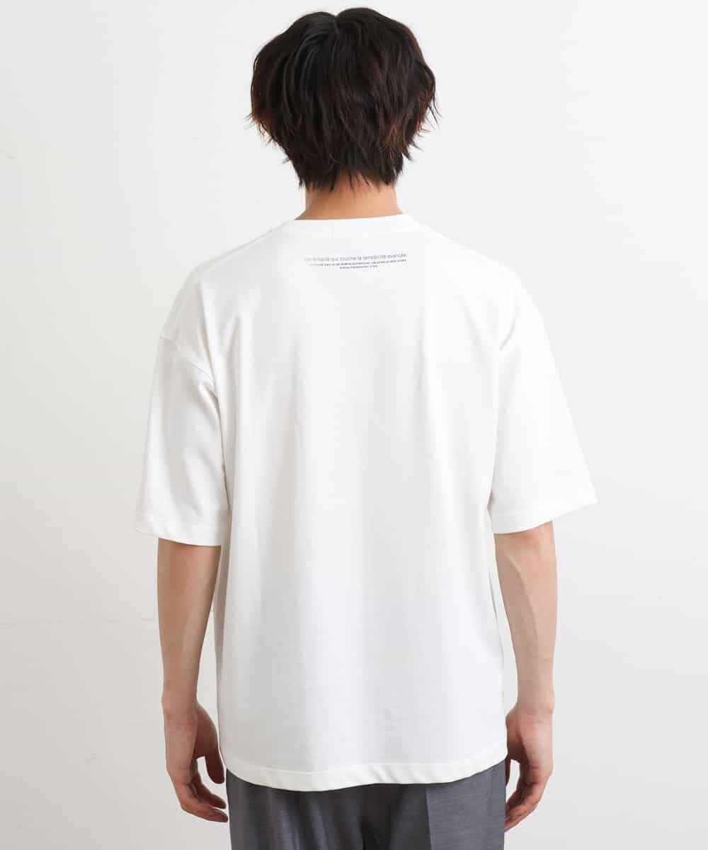 KHKHS12044 a.v.v MEN(アー・ヴェ・ヴェ) 【フォトグラファーコラボ】ワイドシルエットカットソー ラベンダー