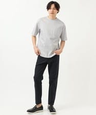 KHKHS40034 a.v.v MEN(アー・ヴェ・ヴェ) 【接触冷感/S-XXL】シルケットスムースワイドシルエットTシャツ グリーン
