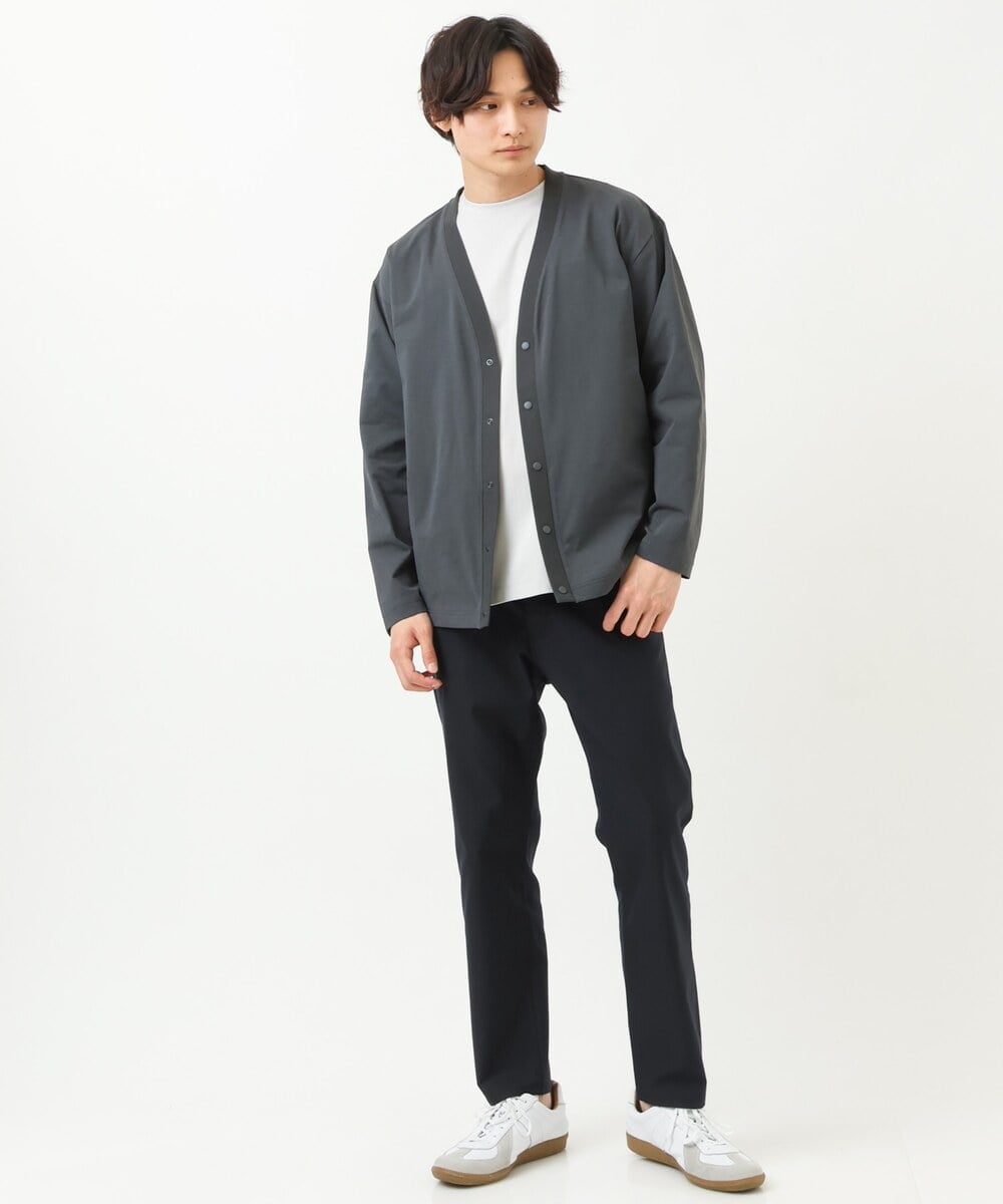 KHKHS40034 a.v.v MEN(アー・ヴェ・ヴェ) 【接触冷感/S-XXL】シルケットスムースワイドシルエットTシャツ グリーン