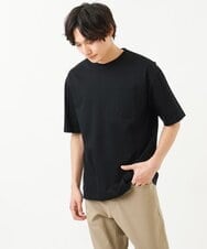 KHKHS40034 a.v.v MEN(アー・ヴェ・ヴェ) 【接触冷感/S-XXL】シルケットスムースワイドシルエットTシャツ グリーン