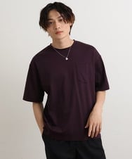 KHKHS40034 a.v.v MEN(アー・ヴェ・ヴェ) 【接触冷感/S-XXL】シルケットスムースワイドシルエットTシャツ グリーン