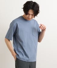 KHKHS40034 a.v.v MEN(アー・ヴェ・ヴェ) 【接触冷感/S-XXL】シルケットスムースワイドシルエットTシャツ グリーン