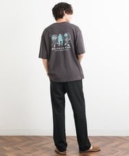 KHKHS62044 a.v.v MEN(アー・ヴェ・ヴェ) 【イラストレーターコラボ】バックプリントTシャツ ホワイト