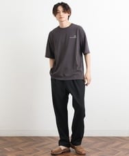 KHKHS62044 a.v.v MEN(アー・ヴェ・ヴェ) 【イラストレーターコラボ】バックプリントTシャツ ホワイト