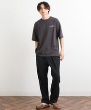 KHKHS62044 a.v.v MEN(アー・ヴェ・ヴェ) 【イラストレーターコラボ】バックプリントTシャツ ホワイト