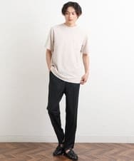 KHKHS79039 a.v.v MEN(アー・ヴェ・ヴェ) 【S-XXL】ワッフルフェイクレイヤードカットソー アイボリー