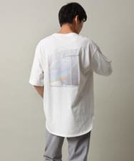 KHKHV10044 a.v.v MEN(アー・ヴェ・ヴェ) 【HIDEYUKI SUTO×a.v.vコラボ】フォトプリントロングシルエットTシャツ ライトグレー