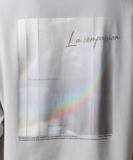 KHKHV10044 a.v.v MEN(アー・ヴェ・ヴェ) 【HIDEYUKI SUTO×a.v.vコラボ】フォトプリントロングシルエットTシャツ ライトグレー