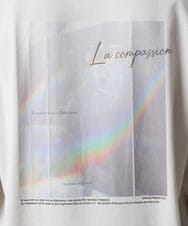 KHKHV10044 a.v.v MEN(アー・ヴェ・ヴェ) 【HIDEYUKI SUTO×a.v.vコラボ】フォトプリントロングシルエットTシャツ ライトグレー