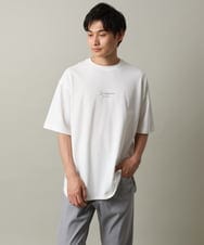 KHKHV10044 a.v.v MEN(アー・ヴェ・ヴェ) 【HIDEYUKI SUTO×a.v.vコラボ】フォトプリントロングシルエットTシャツ ライトグレー