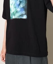 KHKHV11044 a.v.v MEN(アー・ヴェ・ヴェ) 【HIDEYUKI SUTO×a.v.vコラボ】フォトプリントワイドシルエットTシャツ ブラック