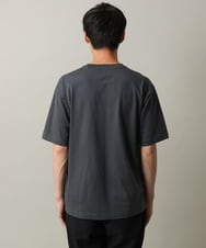 KHKHV12034 a.v.v MEN(アー・ヴェ・ヴェ) 【接触冷感】ロゴプリントセミワイドシルエットTシャツ ダークグレー