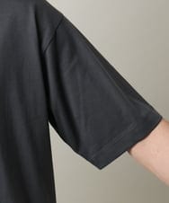 KHKHV12034 a.v.v MEN(アー・ヴェ・ヴェ) 【接触冷感】ロゴプリントセミワイドシルエットTシャツ ダークグレー