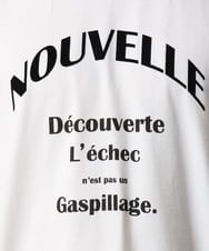 KHKHV13034 a.v.v MEN(アー・ヴェ・ヴェ) 【接触冷感】ロゴプリントセミワイドTシャツ オレンジ
