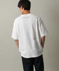 KHKHV14044 a.v.v MEN(アー・ヴェ・ヴェ) 【接触冷感】フォトプリントワイドシルエットTシャツ ホワイト