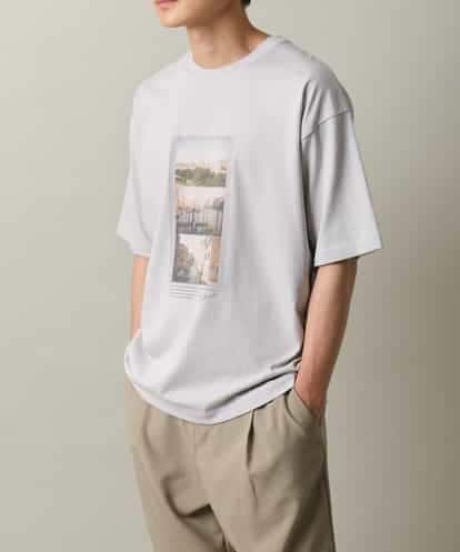 KHKHV14044 a.v.v MEN 【接触冷感】フォトプリントワイドシルエットTシャツ