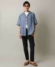 KHKHV14044 a.v.v MEN(アー・ヴェ・ヴェ) 【接触冷感】フォトプリントワイドシルエットTシャツ ライトグレー