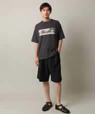 KHKHV15044 a.v.v MEN(アー・ヴェ・ヴェ) 【接触冷感】フォトプリントワイドシルエットカットソー ダークグレー