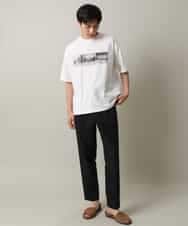 KHKHV15044 a.v.v MEN(アー・ヴェ・ヴェ) 【接触冷感】フォトプリントワイドシルエットカットソー ダークグレー