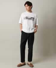 KHKHV15044 a.v.v MEN(アー・ヴェ・ヴェ) 【接触冷感】フォトプリントワイドシルエットカットソー ダークグレー