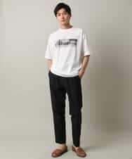 KHKHV15044 a.v.v MEN(アー・ヴェ・ヴェ) 【接触冷感】フォトプリントワイドシルエットカットソー ダークグレー