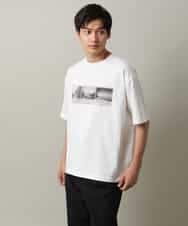 KHKHV15044 a.v.v MEN(アー・ヴェ・ヴェ) 【接触冷感】フォトプリントワイドシルエットカットソー ダークグレー