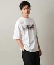 KHKHV15044 a.v.v MEN(アー・ヴェ・ヴェ) 【接触冷感】フォトプリントワイドシルエットカットソー ダークグレー