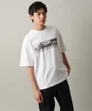 KHKHV15044 a.v.v MEN(アー・ヴェ・ヴェ) 【接触冷感】フォトプリントワイドシルエットカットソー ダークグレー