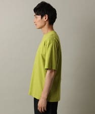 KHKHV16034 a.v.v MEN(アー・ヴェ・ヴェ) 【接触冷感】ビッグロゴ発砲プリントセミワイドTシャツ ライムグリーン