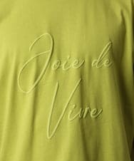 KHKHV16034 a.v.v MEN(アー・ヴェ・ヴェ) 【接触冷感】ビッグロゴ発砲プリントセミワイドTシャツ ライムグリーン