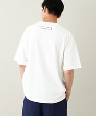 KHKHV61044 a.v.v MEN(アー・ヴェ・ヴェ) 【ucaU×a.v.vコラボ】イラストワイドシルエットTシャツ ダークグレー