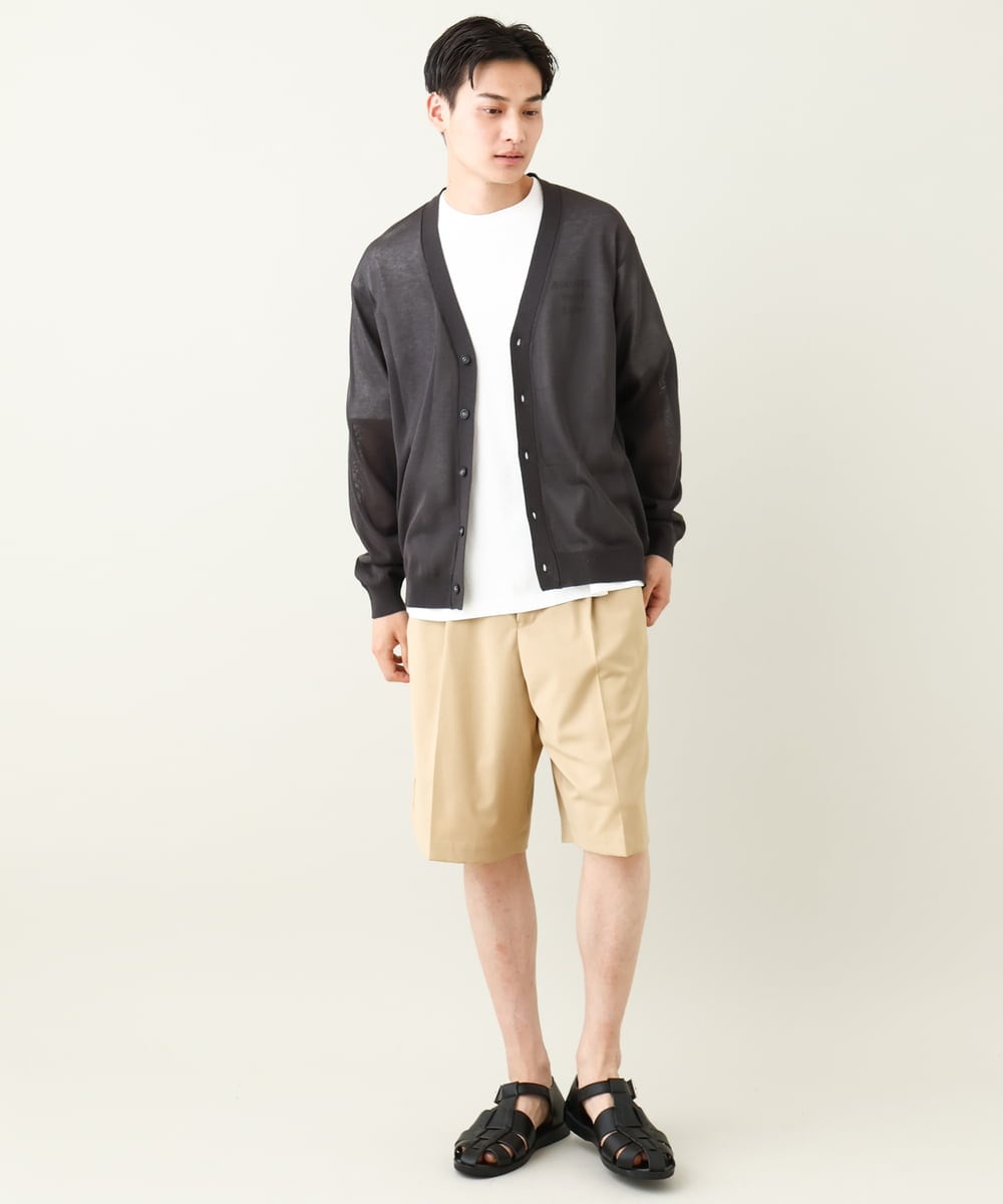KHKHV62044 a.v.v MEN(アー・ヴェ・ヴェ) 【ucaU×a.v.vコラボ】イラストワイドシルエットTシャツ ピンク