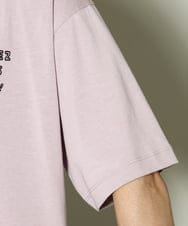 KHKHV62044 a.v.v MEN(アー・ヴェ・ヴェ) 【ucaU×a.v.vコラボ】イラストワイドシルエットTシャツ ピンク