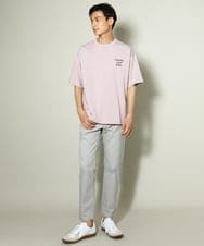 KHKHV62044 a.v.v MEN(アー・ヴェ・ヴェ) 【ucaU×a.v.vコラボ】イラストワイドシルエットTシャツ ピンク