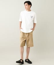 KHKHV62044 a.v.v MEN(アー・ヴェ・ヴェ) 【ucaU×a.v.vコラボ】イラストワイドシルエットTシャツ ピンク