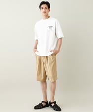 KHKHV62044 a.v.v MEN(アー・ヴェ・ヴェ) 【ucaU×a.v.vコラボ】イラストワイドシルエットTシャツ ピンク