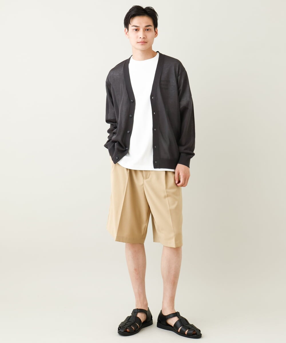 KHKHV62044 a.v.v MEN(アー・ヴェ・ヴェ) 【ucaU×a.v.vコラボ】イラストワイドシルエットTシャツ ピンク