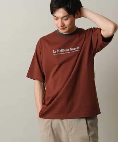 KHKHV73034 a.v.v MEN 【接触冷感】ミニロゴ トリムTシャツ